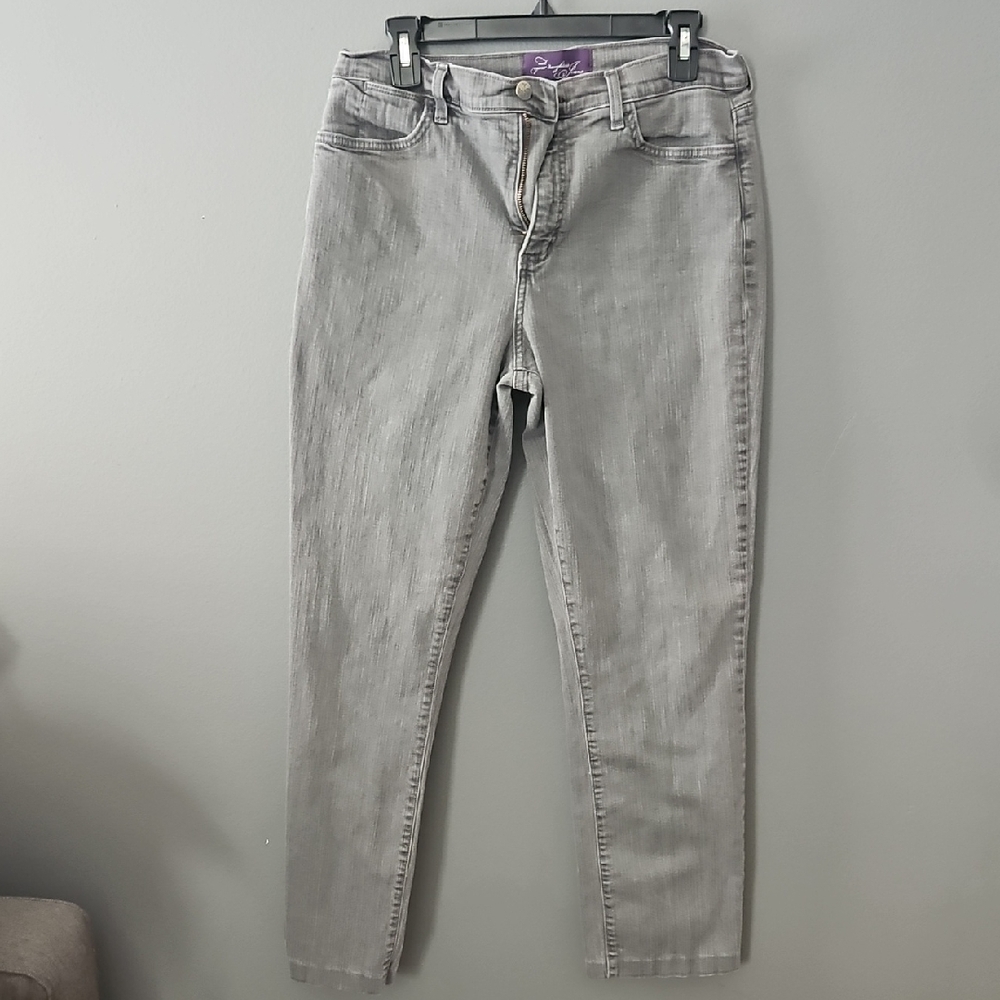 NYDJ Gray Straight Leg Women's Jeans